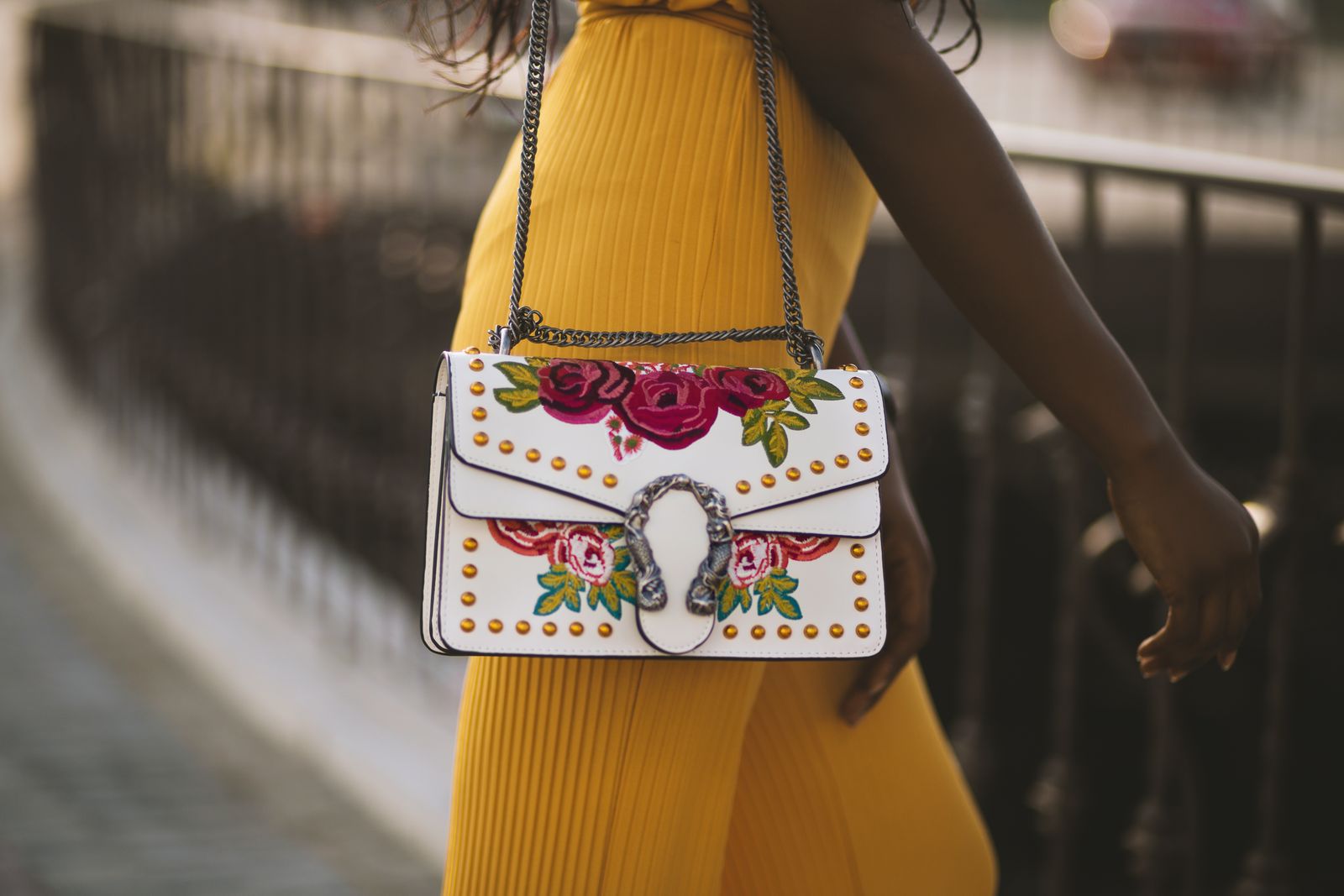 Mini Shoulder Bag (Bold Print)